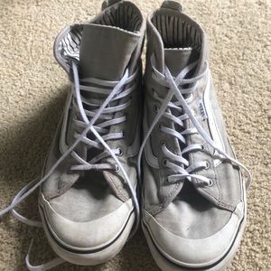 Light Gray Van’s High Top Sneakers